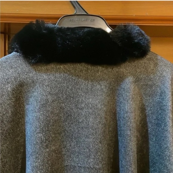 Ruana Poncho Cape Ecuador Alpaca wool One Size - Picture 7 of 9